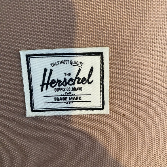 Herschel Supply Co. Mica Canvas Tote Ash Rose Mauve pink  Bag Purse - Picture 12 of 13